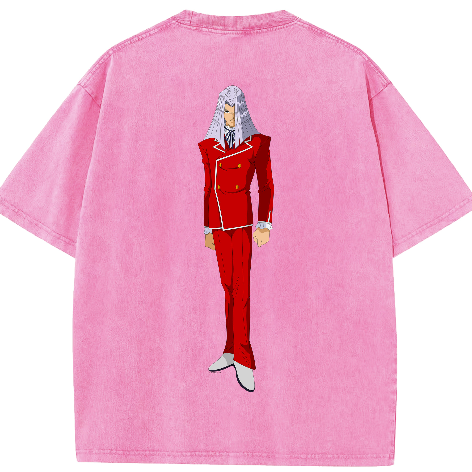 （画像用） 遊☆戯☆王 Yu-Gi-Oh! 綿100% ヴィンテージ風 半袖Tシャツ（背面プリント）